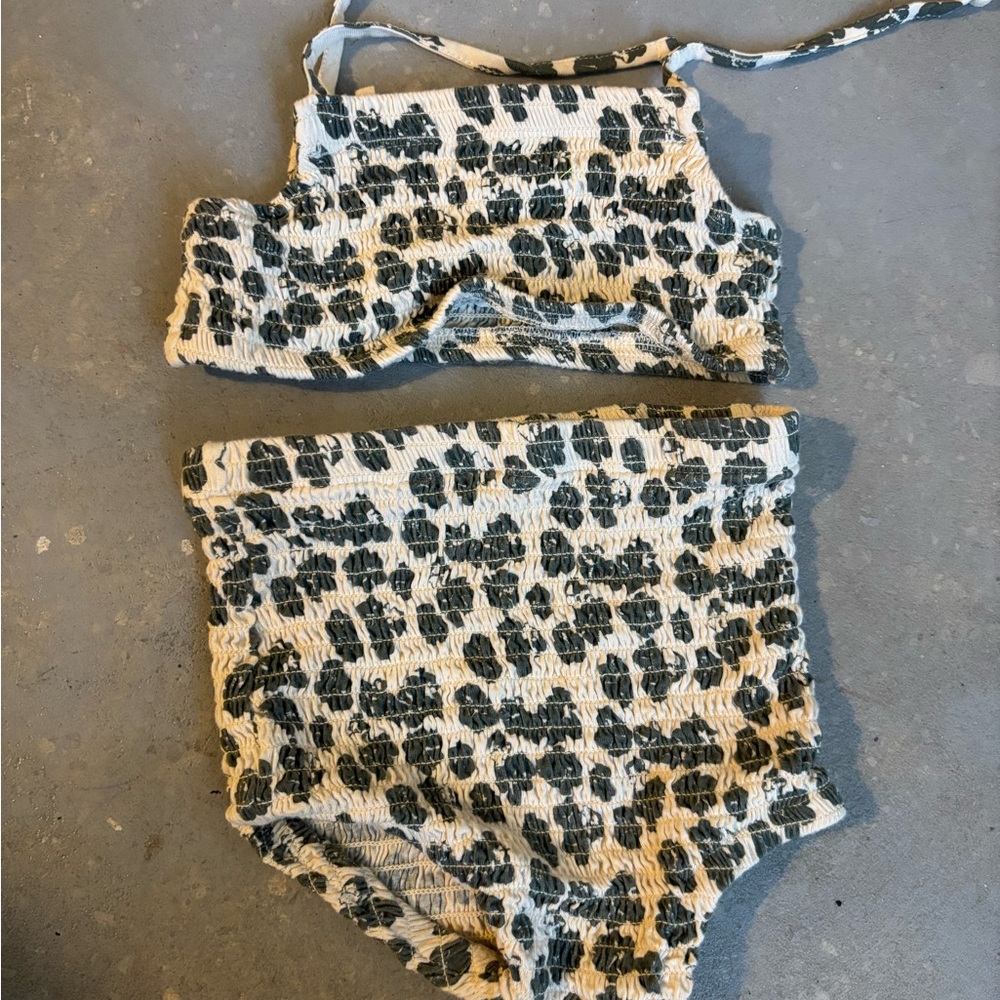 Kate Quinn Cream and Black Kids Matching Set